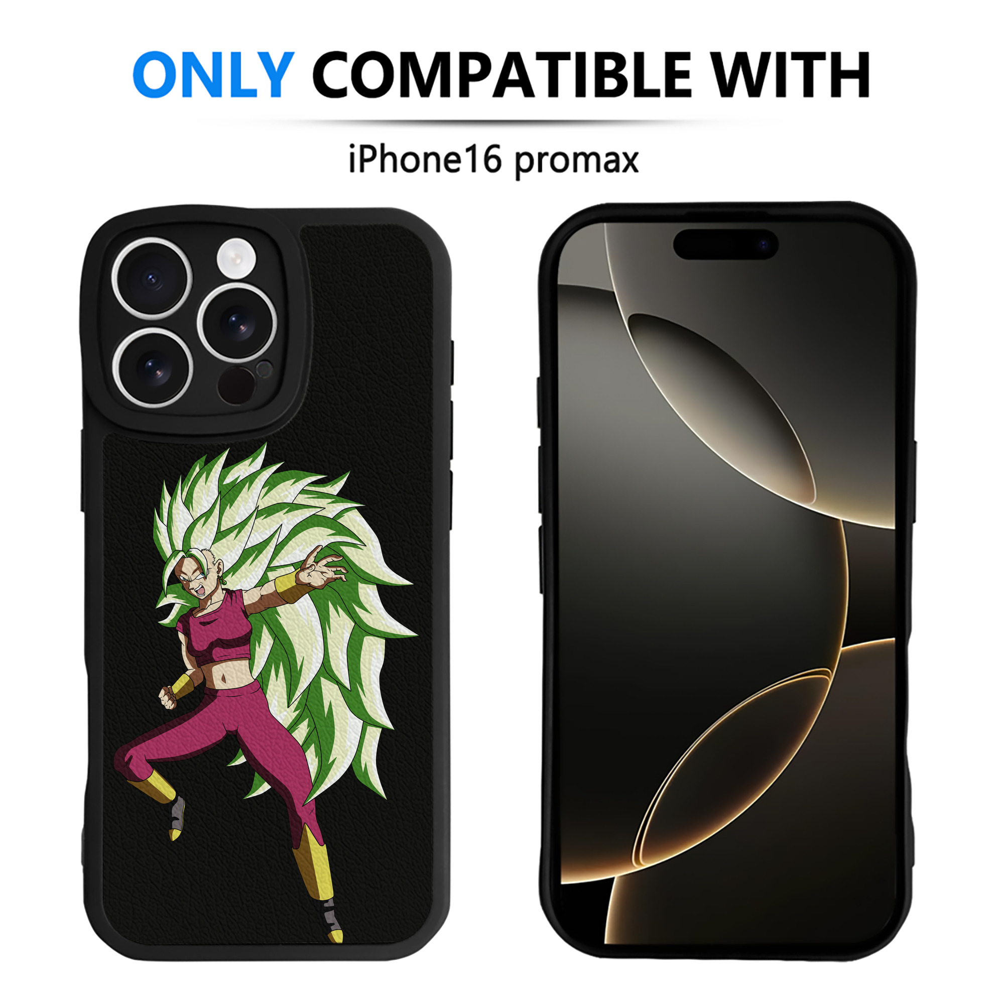 （画像用） ドラゴンボール DRAGON BALL 【iPhone 16シリーズ対応】シリコンスマホケース（レザー調） 材質：シリコン